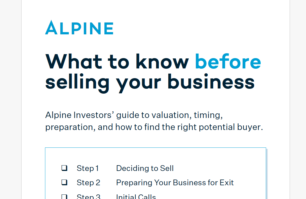 What to know before selling your business